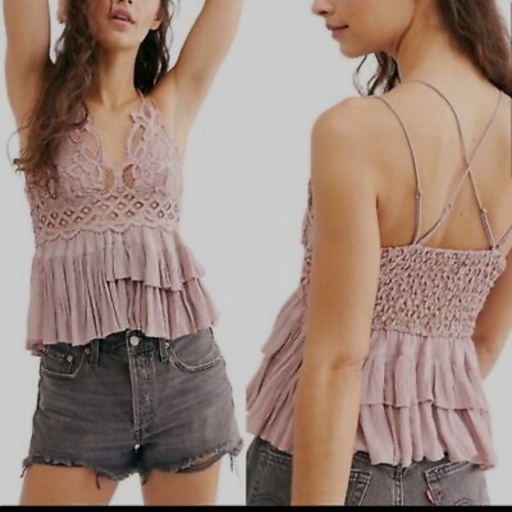 NWT Intimately Free People Mauve Adella Camisole Size XS
